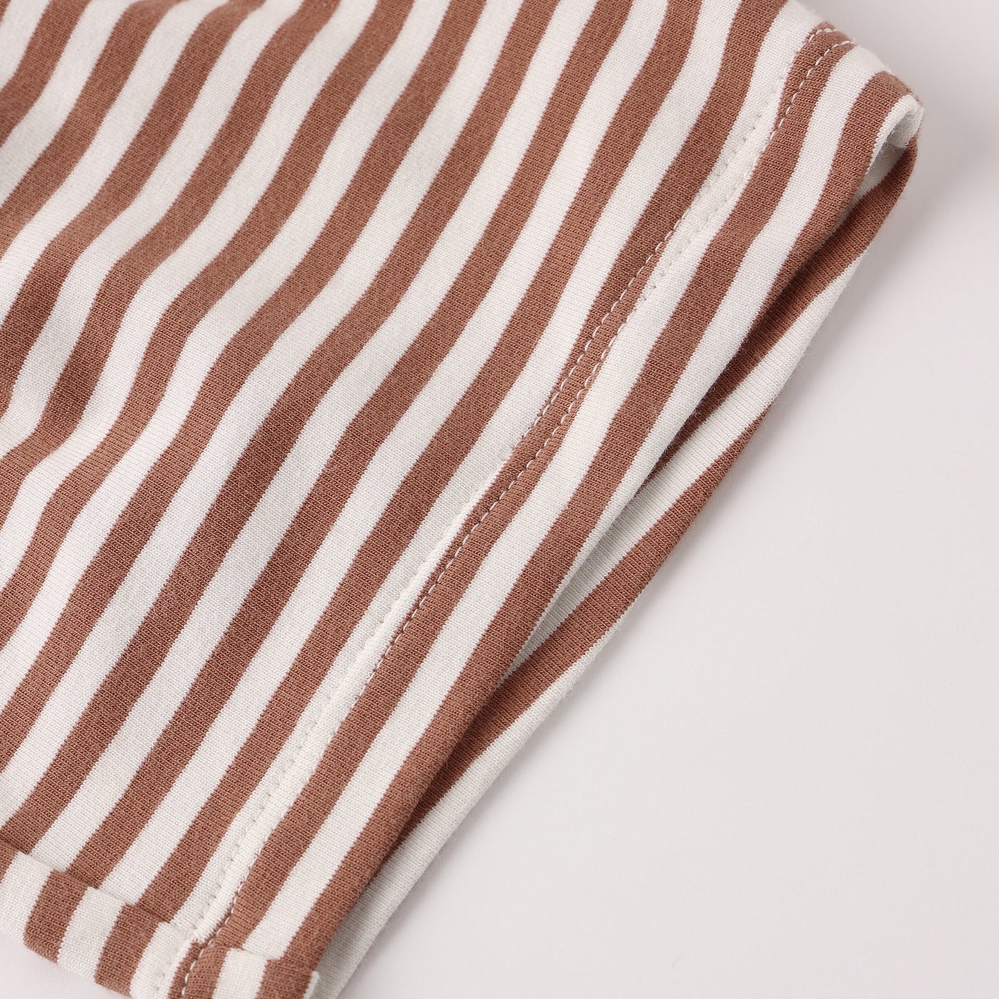 Poppy Stripe Pocket Tee + Short Set - Quincy Mae