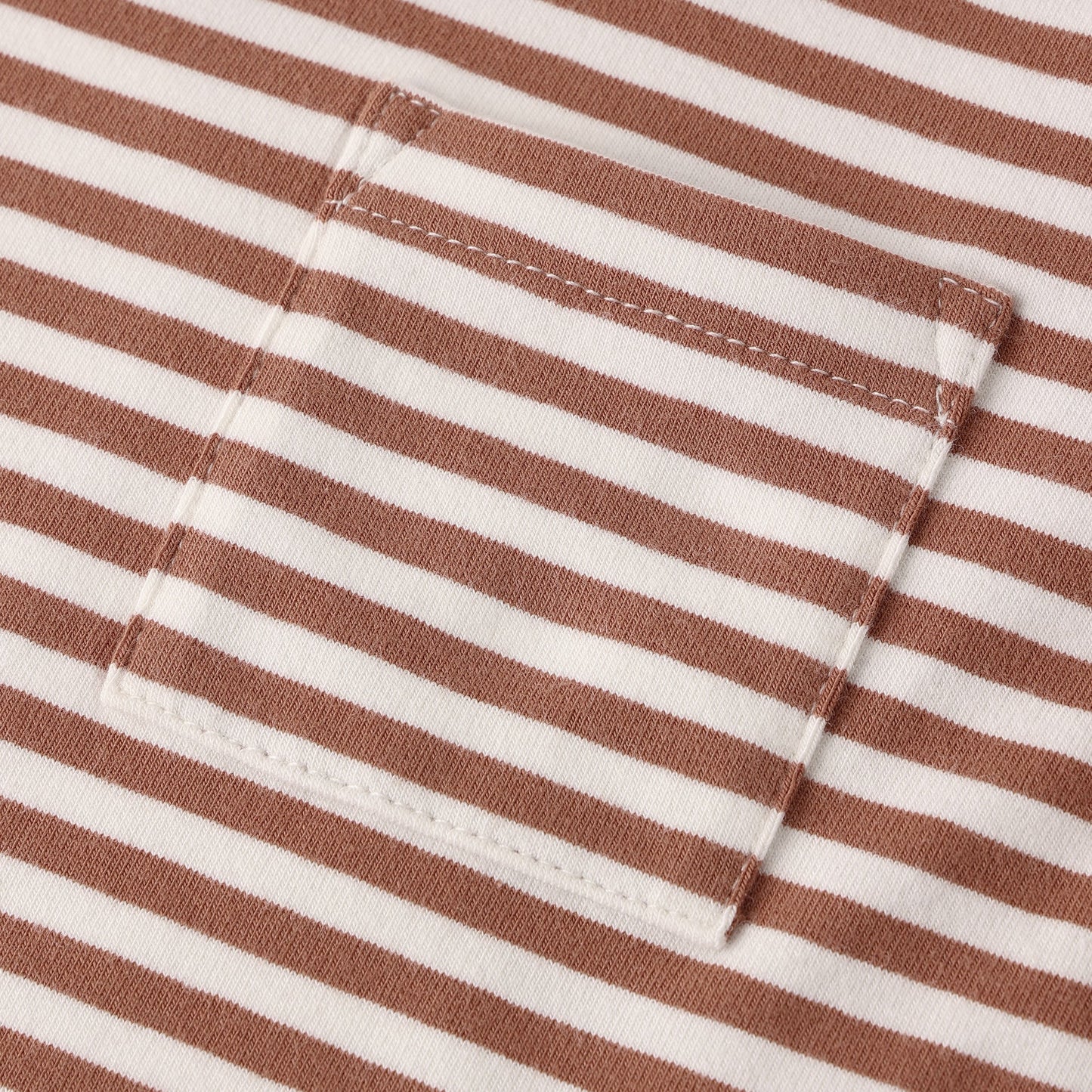 Poppy Stripe Pocket Tee + Short Set - Quincy Mae