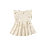 Mauve Ditsy Daisy Dress - Quincy Mae
