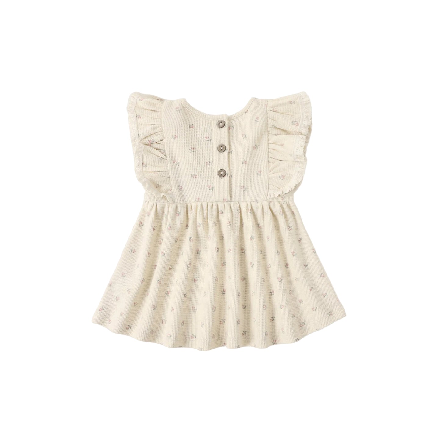 Mauve Ditsy Daisy Dress - Quincy Mae