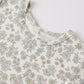 Blue Floral Short Sleeve Bamboo Set - Quincy Mae