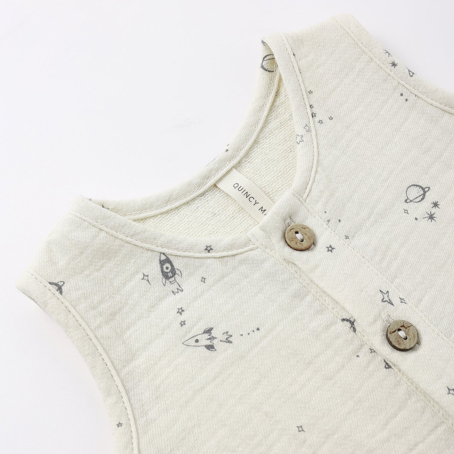 Space Jack Romper - Quincy Mae