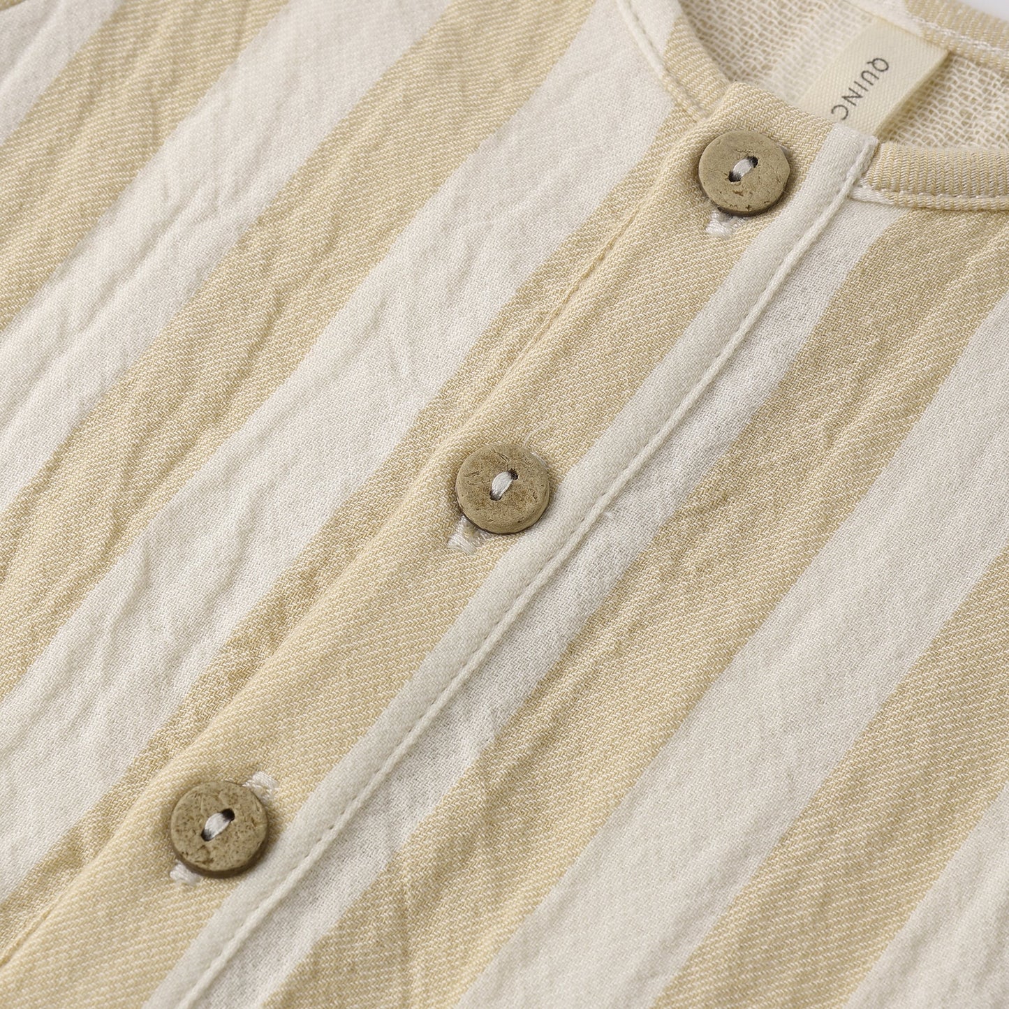 Summer Stripe Woven Romper - Quincy Mae