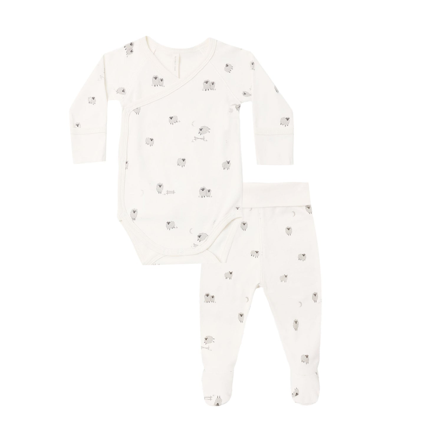 Sheep Side Snap Bodysuit & Pant - Quincy Mae