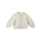 Natural Confetti Bubble Knit Cardigan- Quincy Mae
