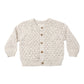 Natural Confetti Bubble Knit Cardigan- Quincy Mae