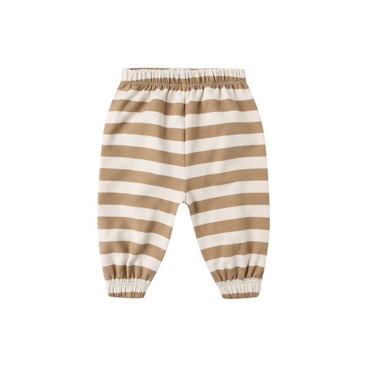 Gold Stripe Oversized Sweatpants - Quincy Mae
