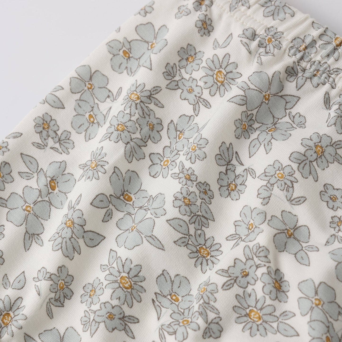 Blue Floral Bamboo Babydoll Dress - Quincy Mae
