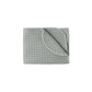 Steel Blue Waffle Baby Blanket - Quincy Mae