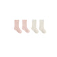 Natural & Rose Sock Set - Quincy Mae
