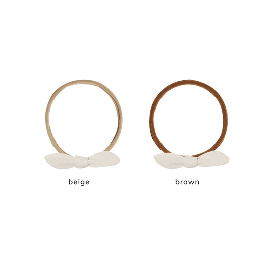 Natural Little Knot Headband - Quincy Mae