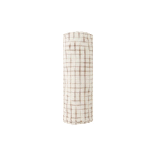 Cedar Check Woven Swaddle - Quincy Mae