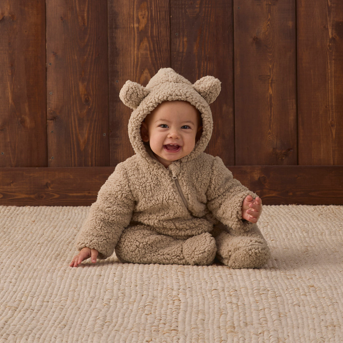 Latte Bear Jumpsuit - Quincy Mae