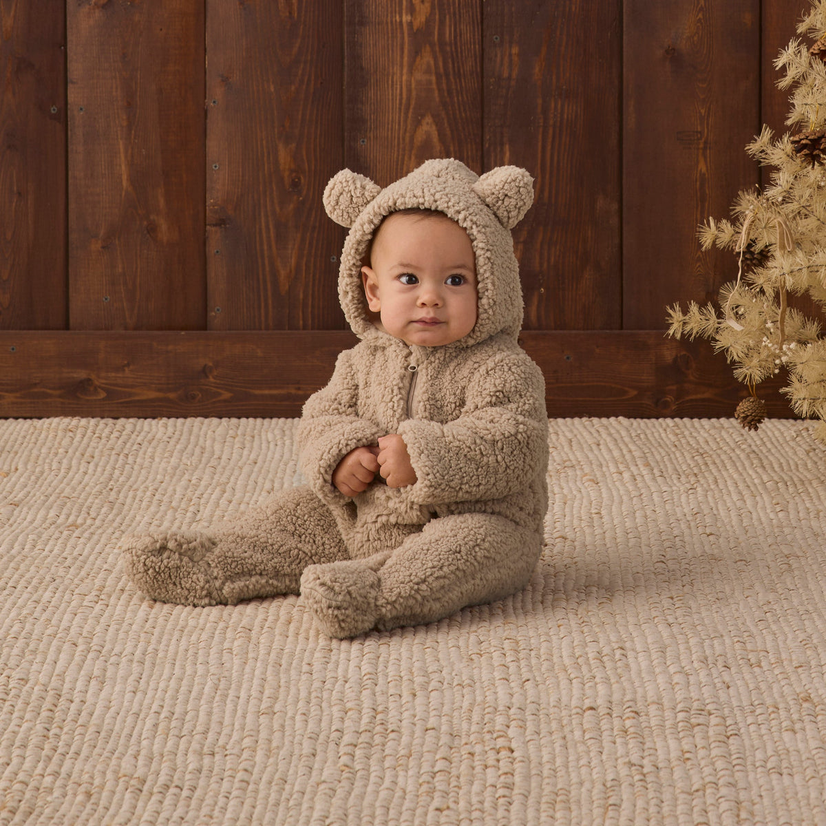 Latte Bear Jumpsuit - Quincy Mae