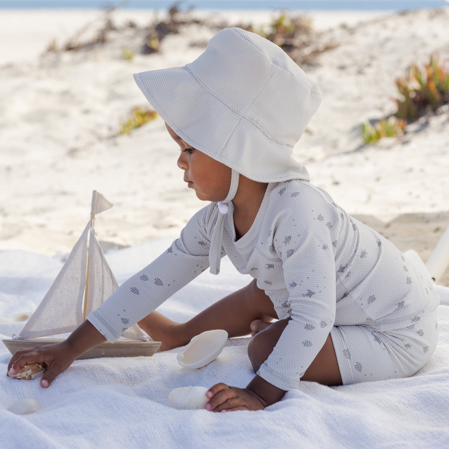 Sky Bucket Hat - Quincy Mae