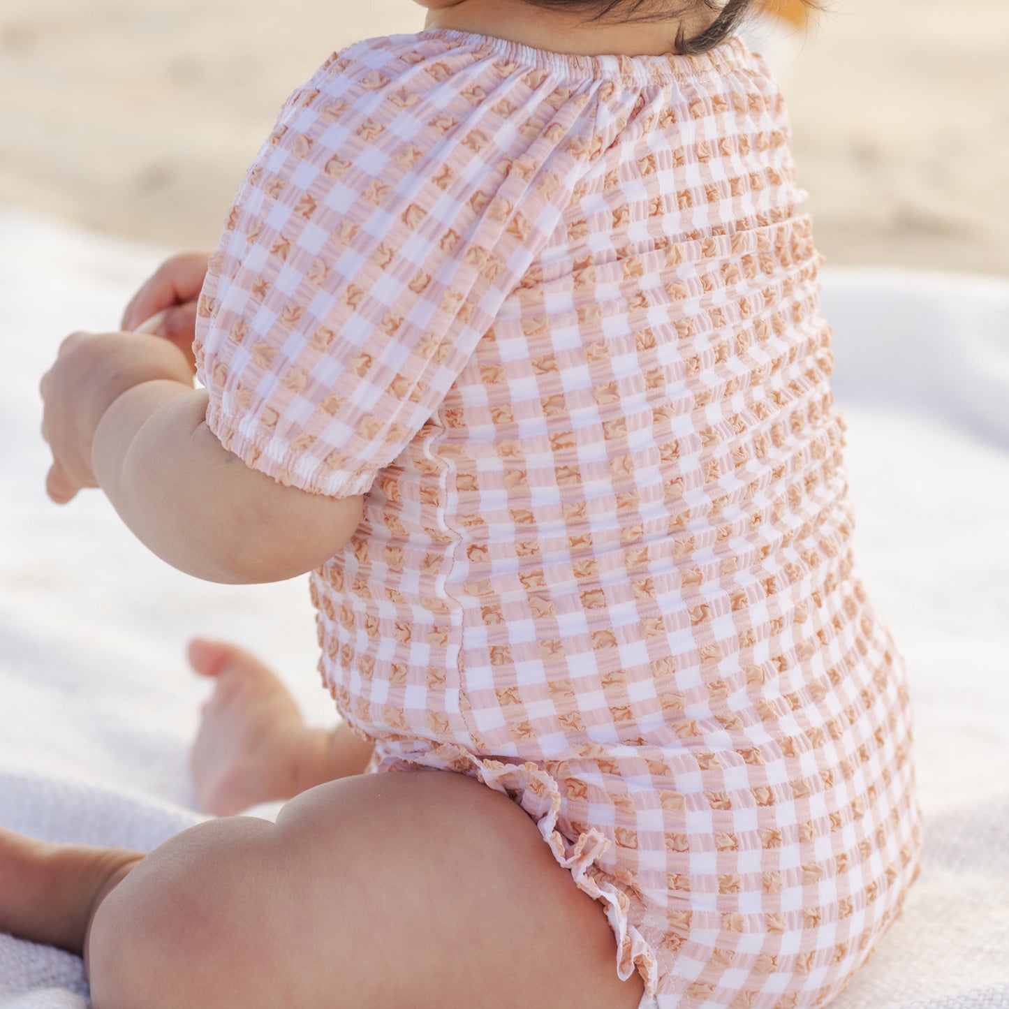 Melon Check Catalina Swimsuit - Quincy Mae