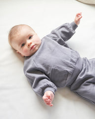 Navy Pocket Sweatshirt - Quincy Mae