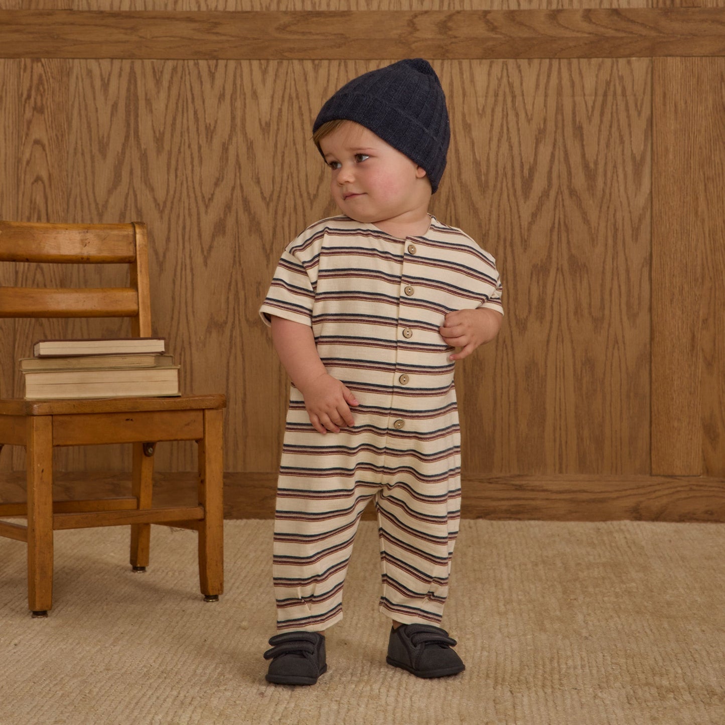 Navy Beanie - Rylee + Cru