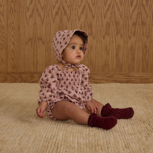 Blush Fleur Adelaide Romper - Rylee + Cru