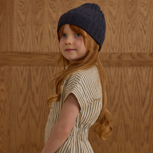 Navy Beanie - Rylee + Cru