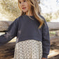 Vintage Fleur Sweatshirt Dress - Rylee + Cru