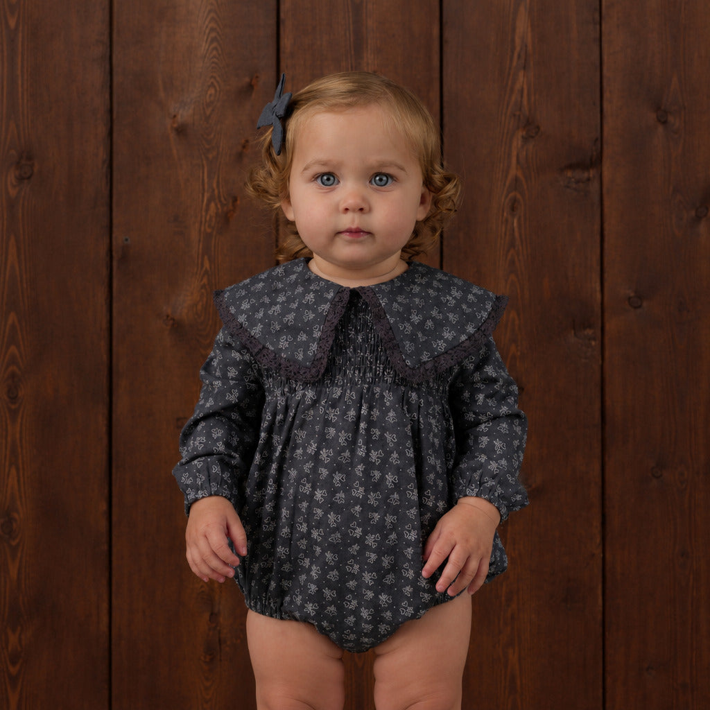 Heart Ditsy Fern Romper - Rylee + Cru