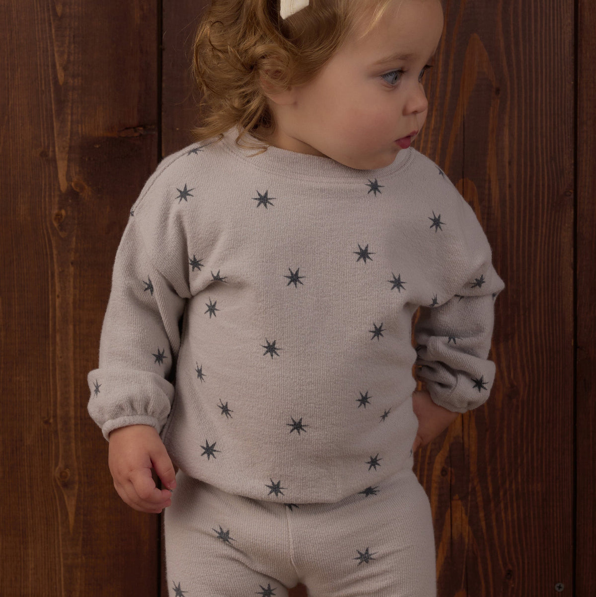 Stars Spongey Knit Set - Rylee & Cru