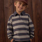Sage Stripe Rugby Polo - Rylee + Cru