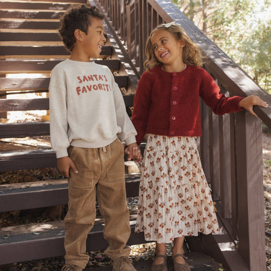 Santa's Favorite Relaxed Sweatshirt - Rylee + Cru