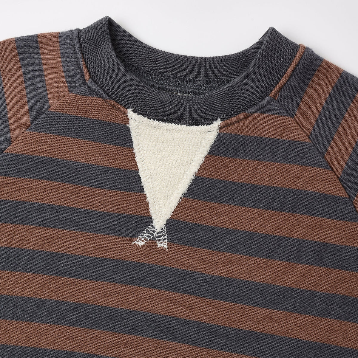 Mulberry Stripe Oversized Crew - Rylee + Cru