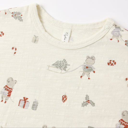 Holiday Mouse Tee + Pant - Rylee + Cru