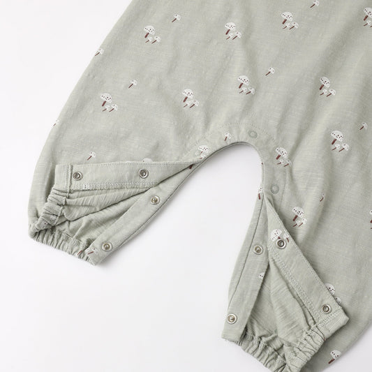 Mushrooms Henley Jumpsuit - Rylee & Cru