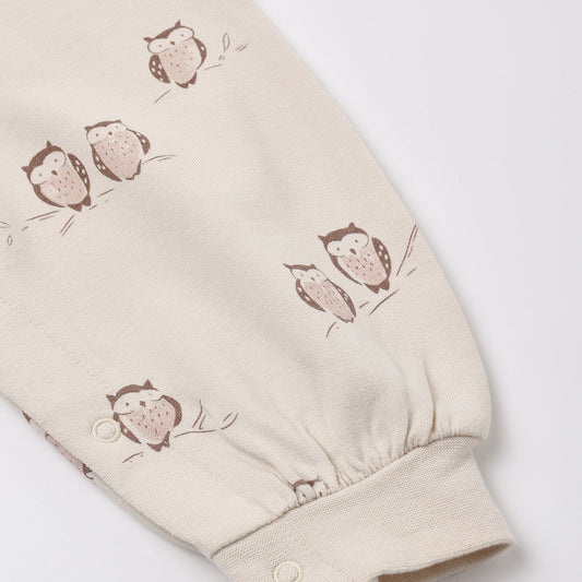 Owls Raglan Jumpsuit - Rylee + Cru