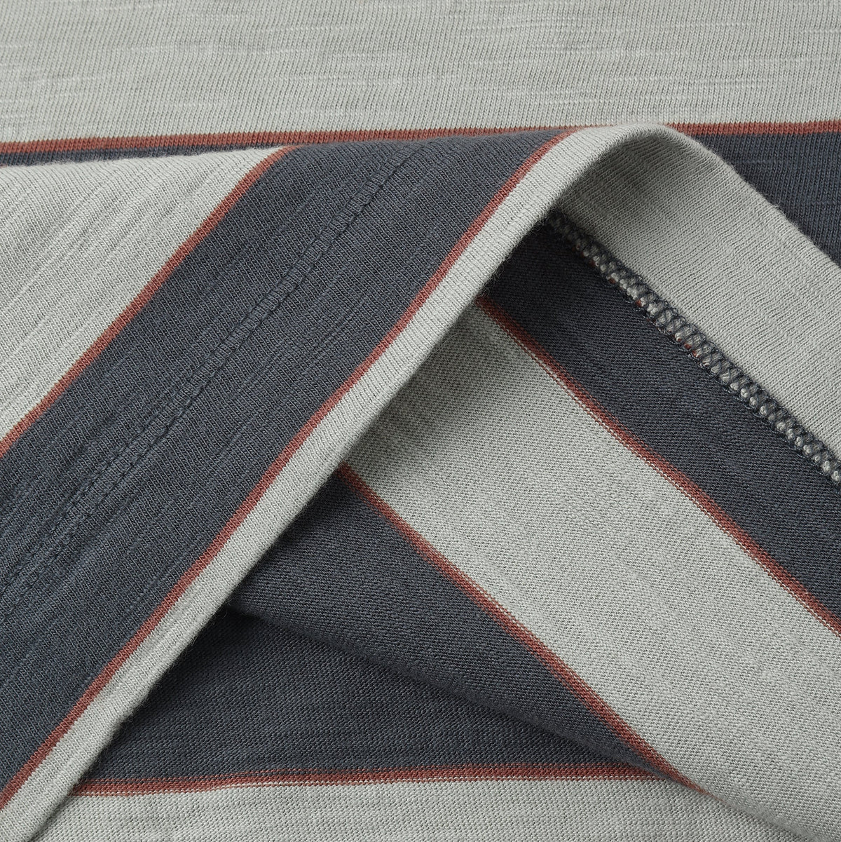 Sage Stripe Rugby Polo - Rylee + Cru