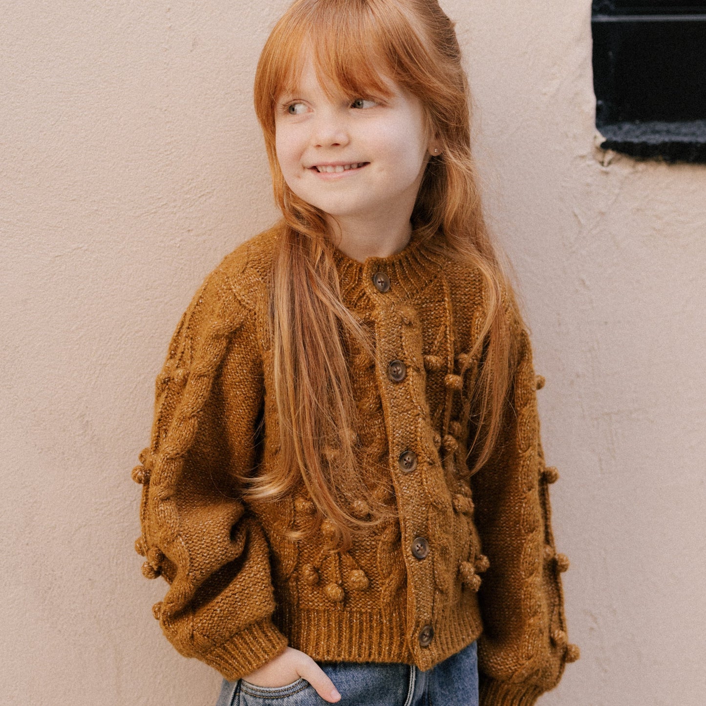 Golden Bobble Cardigan - Rylee + Cru
