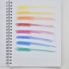 8 Rainbow Stick Organic Beeswax Crayons - Filana