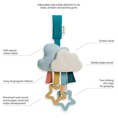 Cloud Jingle Attachable Travel Toy - Itzy Ritzy