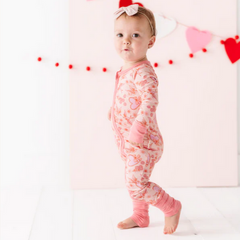 Love Birds Bamboo Romper - Remi And Friends