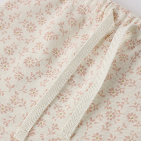 Ditsy Wrap Top + Pant - Quincy Mae