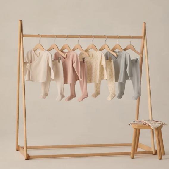 Ditsy Wrap Top + Pant - Quincy Mae