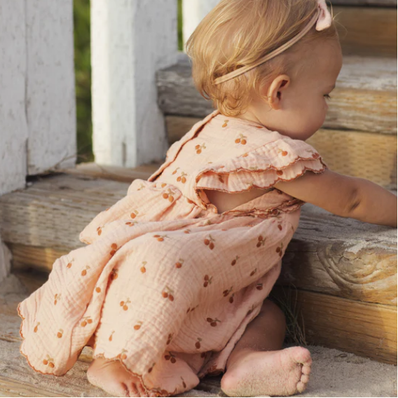 Melon Kinsley Dress - Rylee & Cru