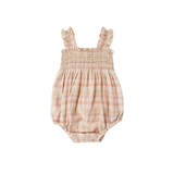 Summer Plaid Julia Romper - Rylee & Cru