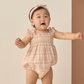Summer Plaid Julia Romper - Rylee & Cru