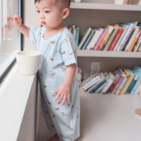 Woof Shortie Romper - Gunamuna