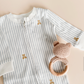 Teddy Bear Zipper Romper - The Blueberry Hill