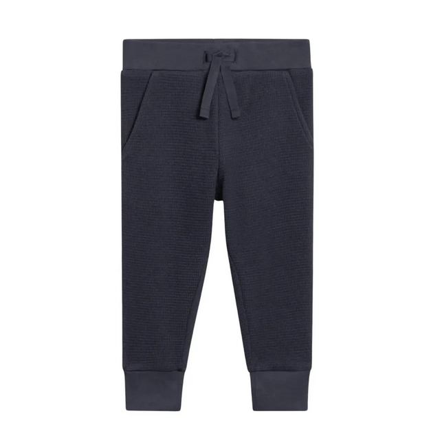 Navy Nelson Waffle Joggers - Kendi