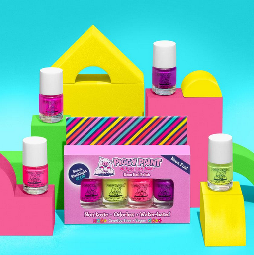 Neon 4 Pack Polish Set  - Piggy Paint