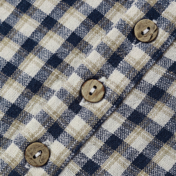 Navy Check Woven Jumpsuit - Rylee & Cru