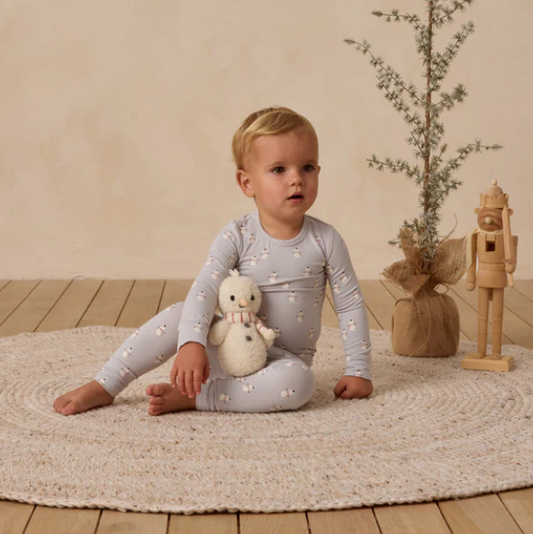 Snowman Bamboo Pajama Set - Quincy Mae