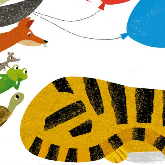 Don't Wake Up The Tiger - Britta Teckentrup